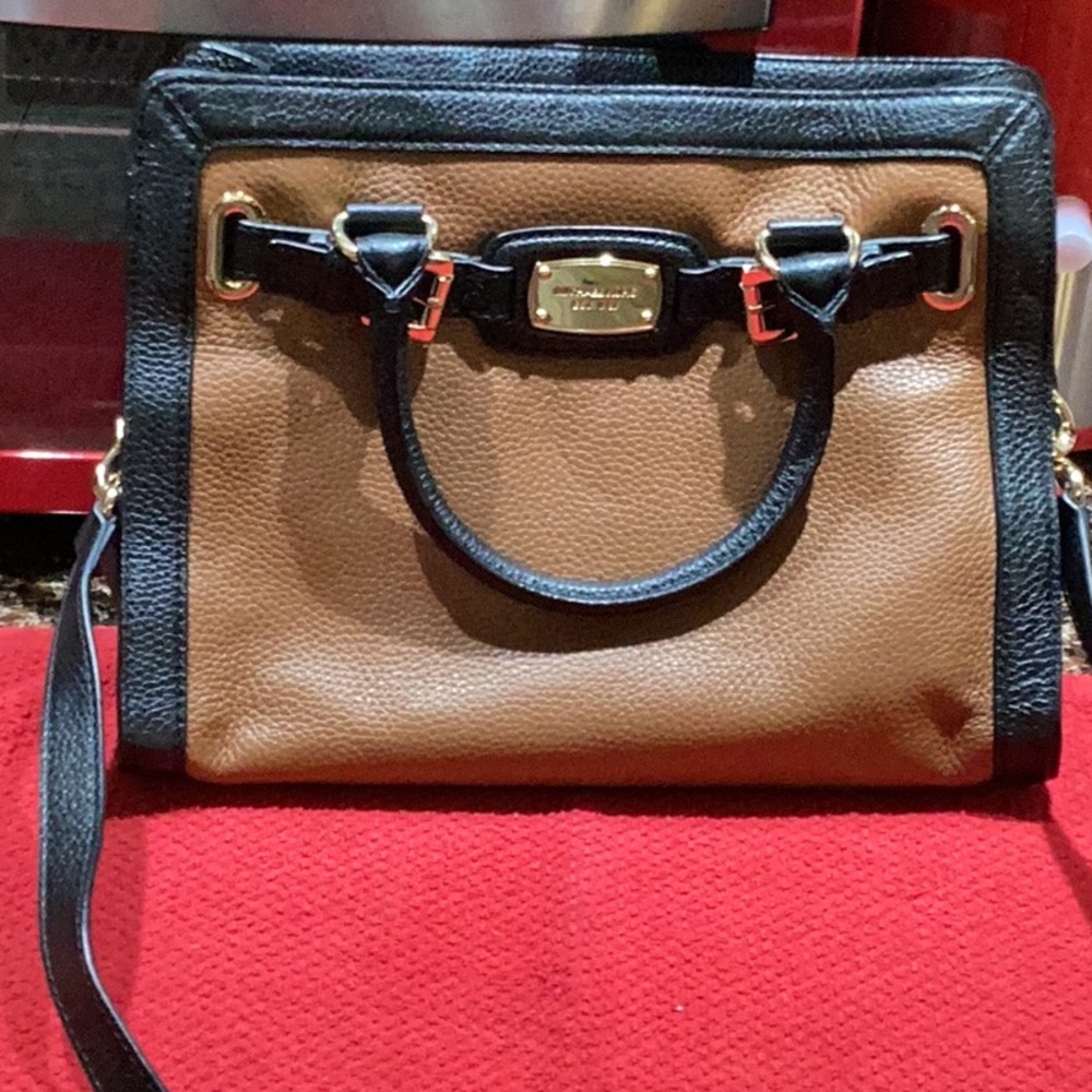Michael Kors Black and Brown Women's Bag